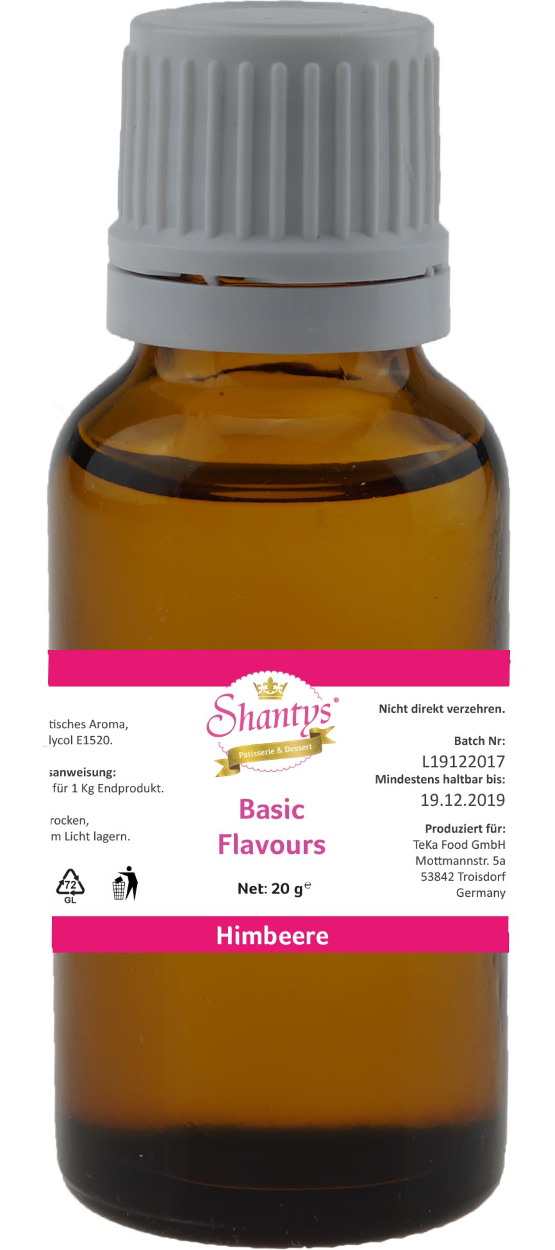 Basic Aroma - Himbeere 20 ml - Shantys
