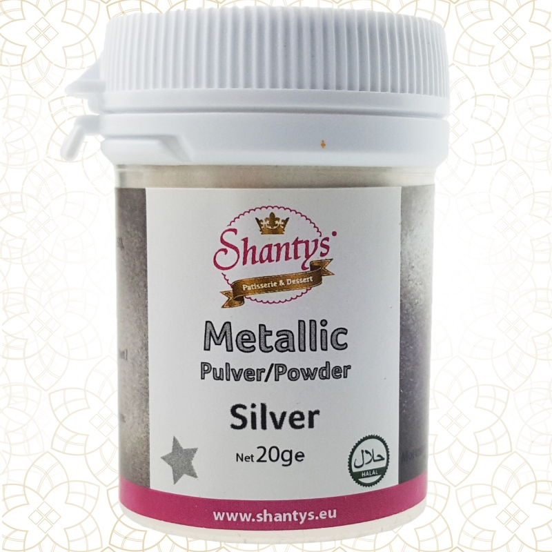 Metallic Pulver SILBER - 20 g - Shantys