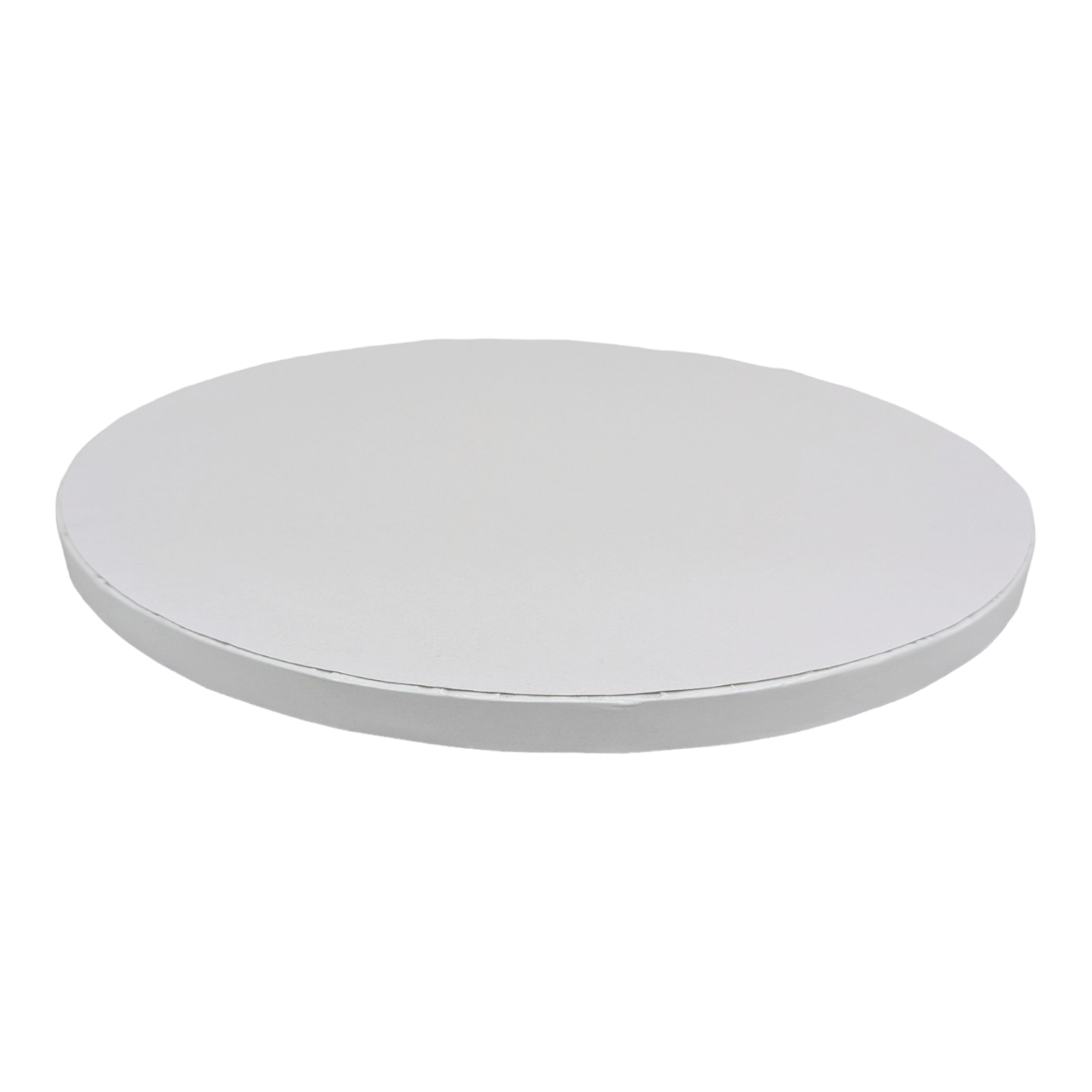 5 x Cake Drum ECO - 15 cm rund WEISS (13 mm) - Cakeboard PACKMANIA