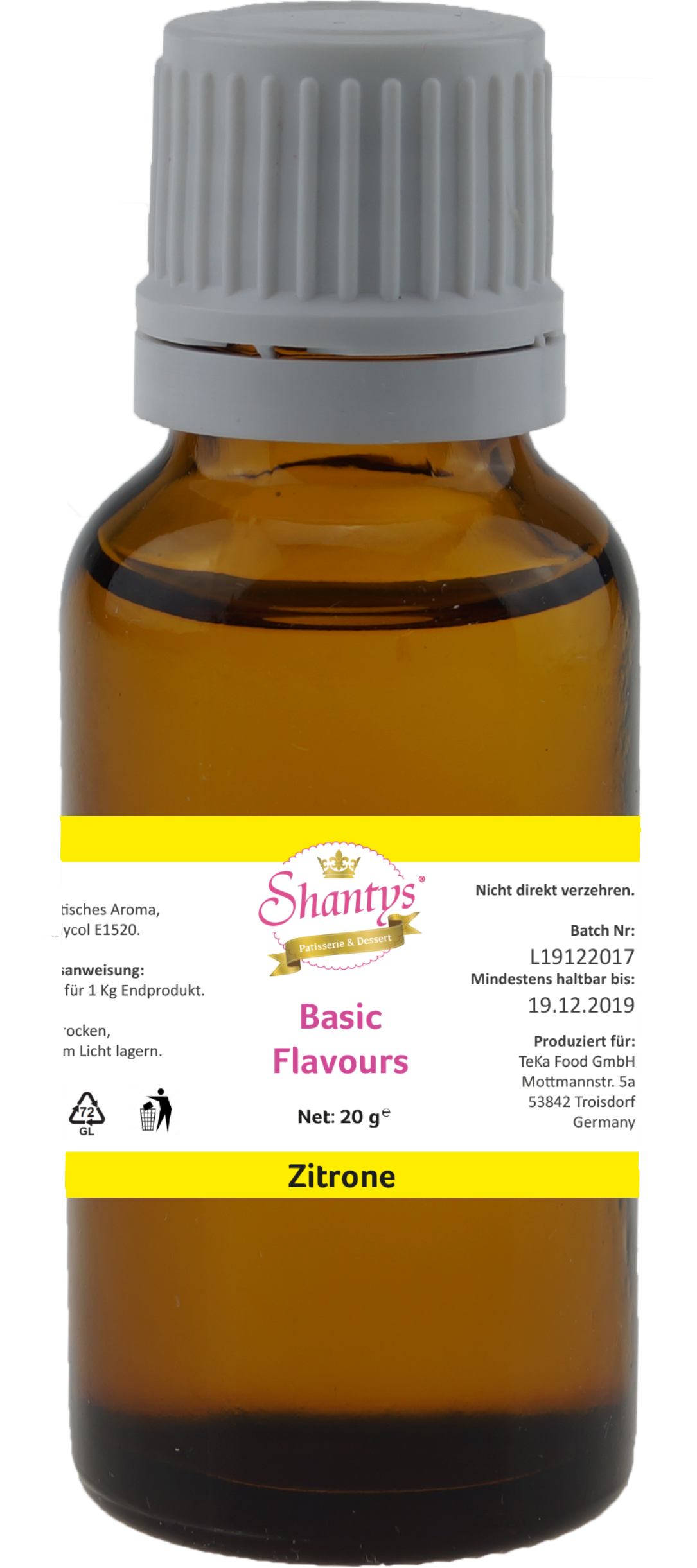 Basic Aroma - Zitrone 20 ml - Shantys