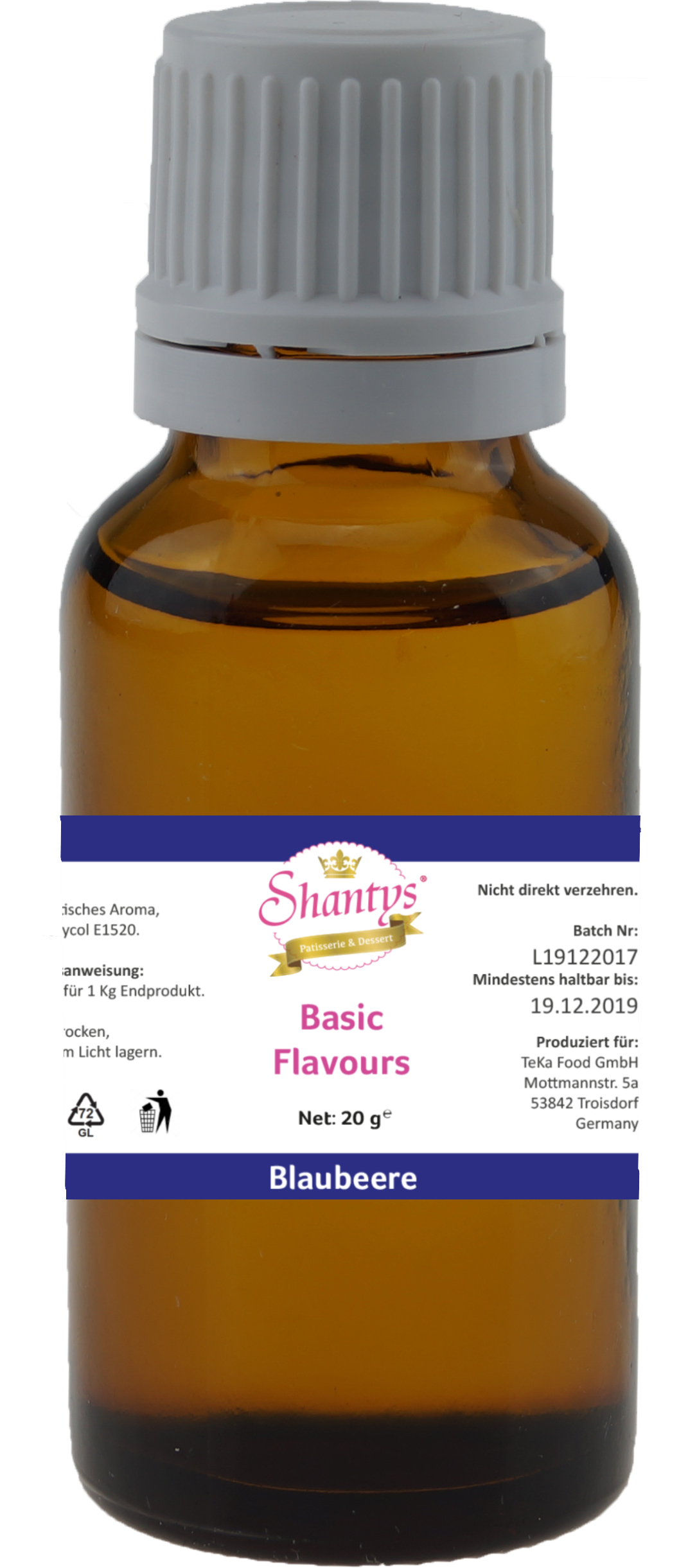 Basic Aroma - Blaubeere 20 ml - Shantys